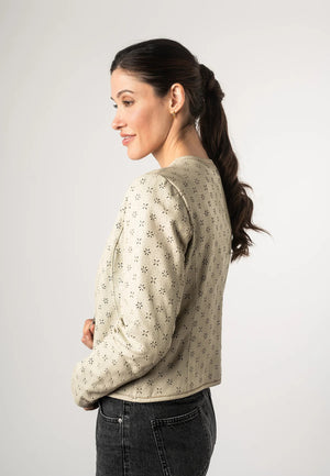 Gipsy Yalou Leather Jacket - Ivory