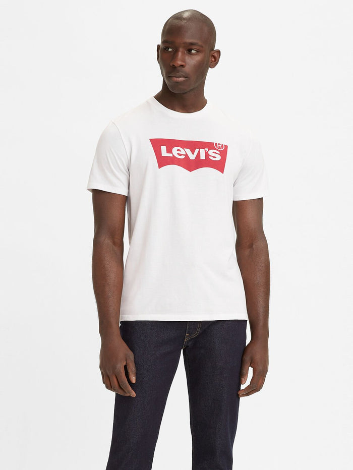 Levi's Mens Batwing Graphic Tee - White