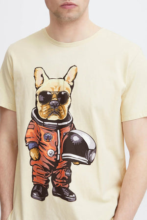 Blend Space Pug Tee - Oyster Grey