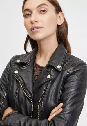 Gipsy Laren Leather Jacket - Black