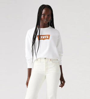Levi's Heritage Batwing Crew - White