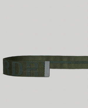 Superdry Vintage Utility Webbing Belt - Army Green