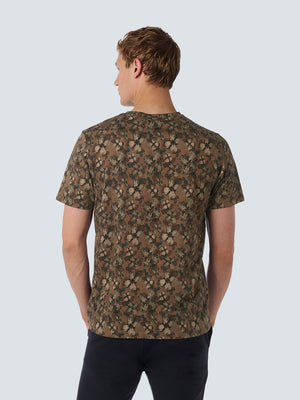 No Excess AOP Garment Dyed Tee - Khaki