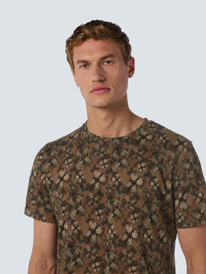 No Excess AOP Garment Dyed Tee - Khaki