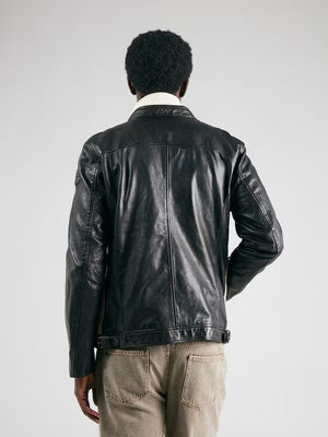 Gipsy Faron Leather Jacket - Black