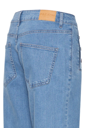Pulz Jeans Maeve Ultra High Wide Leg - Light Denim