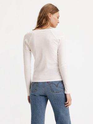 Levi's Heavenly Long Sleeve Top - White +