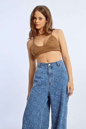 Lili Sidonio Wide Leg Jean - Heart Denim