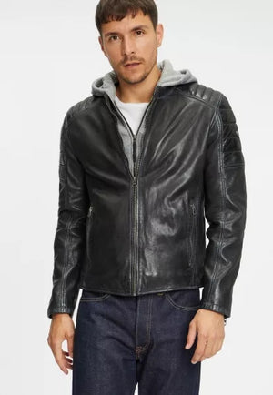 Gipsy Ormey Leather Jacket - Black