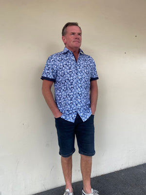 LFD Concept Short Sleeve Shirt  - Navy