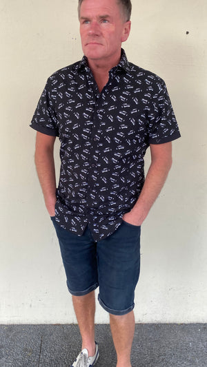 LFD Concept Short Sleeve Shirt  - Black