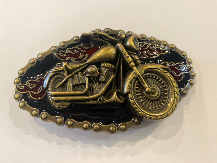 Mr Jenkins Harley Belt Buckle - Bronze