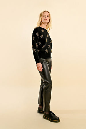 Molly Bracken Knitted Sweater - Black