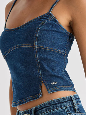 Lee Jeans Lesa Denim Cami - Rinse