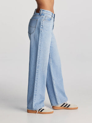 Lee Jeans Mid Rise Baggy Jeans - Lakeside Blues