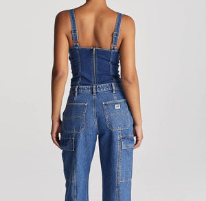 Lee Jeans Denim Nights Bodysuit - Deep Blue