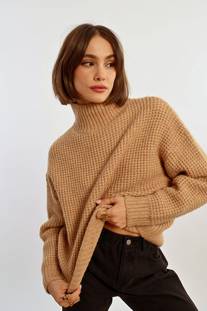 Lili Sidonio Knitted Sweater - Beige