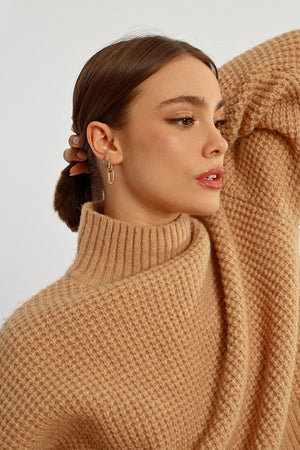 Lili Sidonio Knitted Sweater - Beige