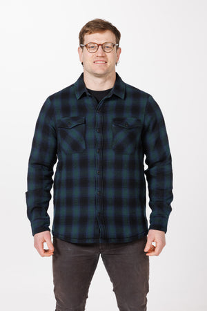 Lifestyle By LFD Check Shacket - Green