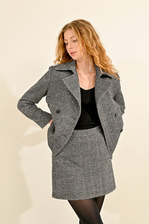 Molly Bracken Woven Jacket - Black