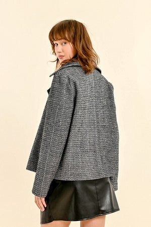 Molly Bracken Woven Jacket - Black
