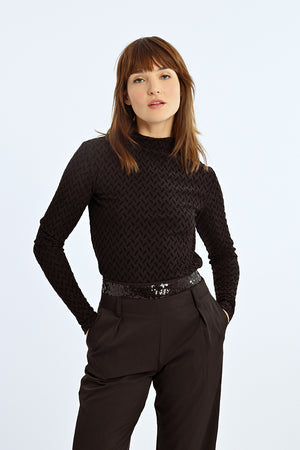 Lili Sidonio Knitted Undersweater - Black