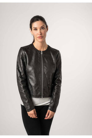 Gipsy Yalou Leather Jacket - Black