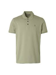 No Excess Solid Stretch Polo - Smoke Green