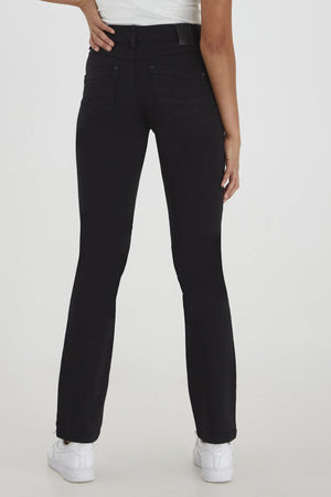 Pulz Jeans Karolina High Rise Straight - Stay Black