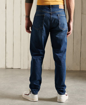 Superdry Tapered Jean - Clifton Mid Blue Worn