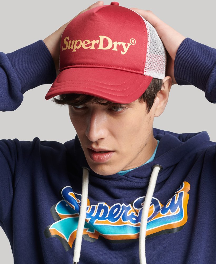 Superdry Vintage Graphic Trucker Cap - Red – Texas Radio