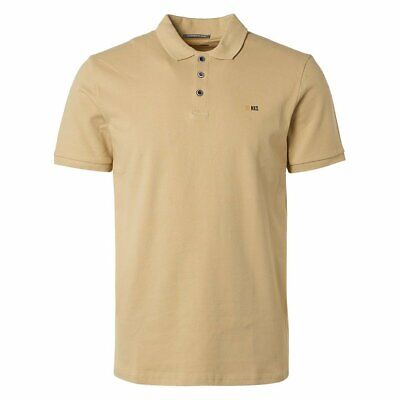 No Excess Solid Stretch Polo - Stone