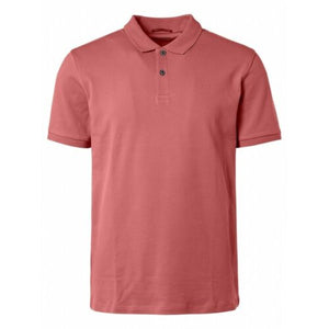 No Excess Solid Stretch Polo - Coral