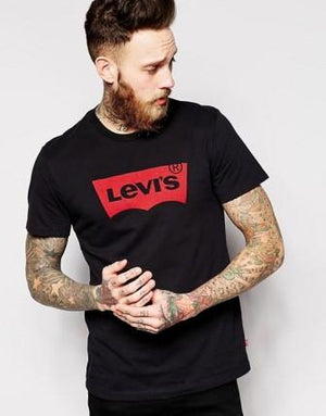 Levi's Mens Batwing Graphic Tee - Black