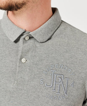 Superdry Superstate Polo - Grey Marle