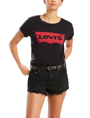 Levi's Women's Perfect Logo Tee - Mineral Black