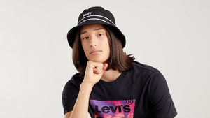 Levi's Poster Logo Bucket Hat - Black