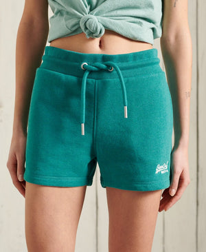 Superdry Orange Label Classic Jersey Shorts - Green Marle